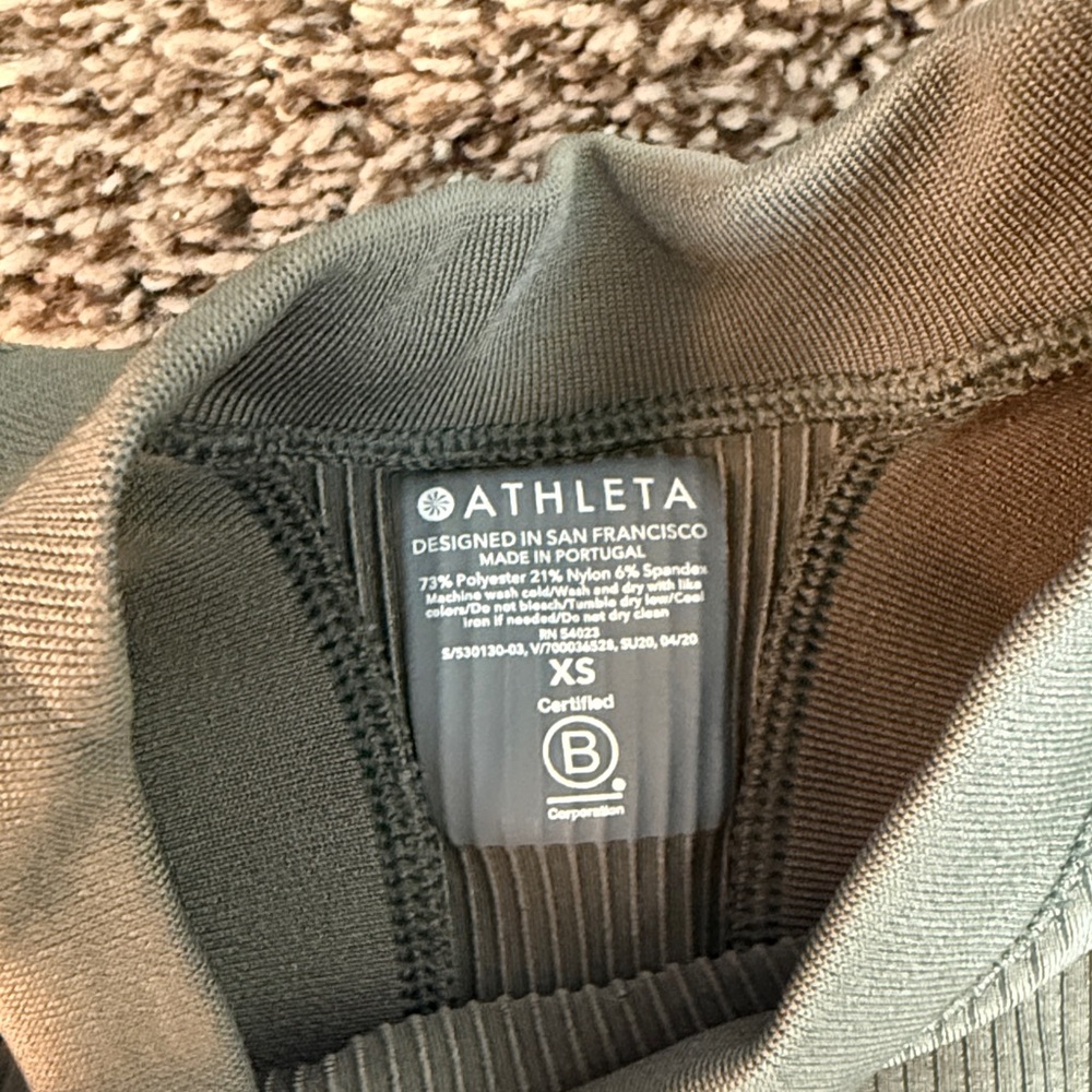 Athleta Ribbed Racerback Tank Top - Picture 2 of 4